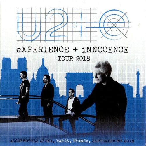 U2 - Experience + Innocence Tour 2018 - Paris 2nd Night / 9 September 2018 - Digipack 2 Cd