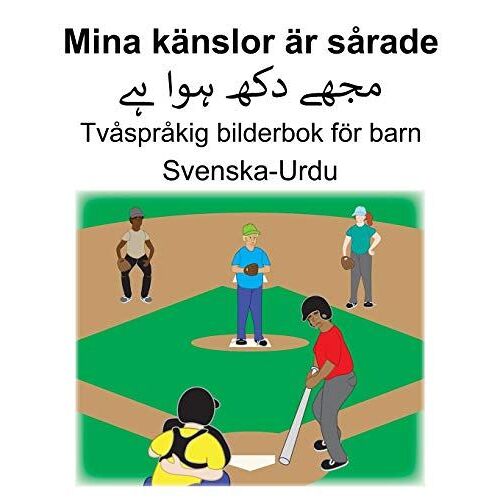 Svenska-Urdu Mina Kaenslor Aer Sårade Tvåspråkig Bilderbok Foer Barn