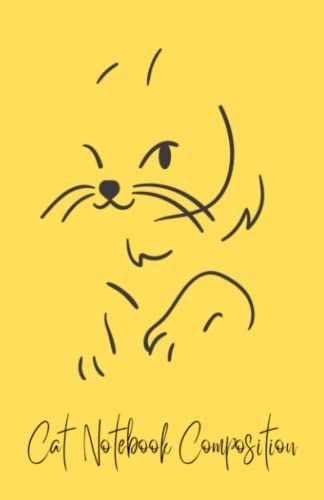 Cat Notebook Composition: Unlined Notebook 5.5 X 8.5