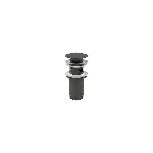 Alca Bonde Pour Lavabo Clic-Clac 5/4  Avec Trop-Plein, Gun Métal (A392-Gm-P)