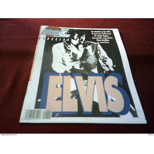 Rock N Roll Popular Magazine E Special Elvis ( Vo Espagnol )