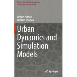 Urban Dynamics And Simulation Models
