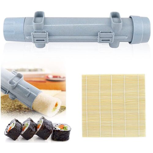 Kit Sushi Maker Appareil A Sushi, Kit A Sushi Machine Sushi Bazooka Et Maki Avec Natte En Bambou Idée Cadeau Convient À Débutant