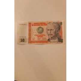 Billets 50 Intis Pérou Intis