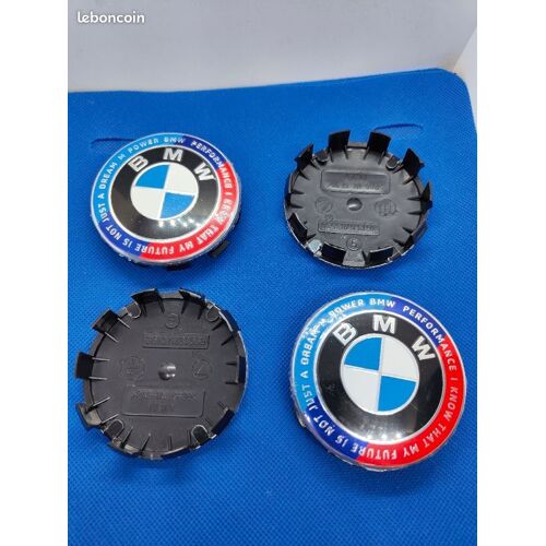 4 Cache Roue Enjoliveur Bmw 50e Anniversaire 68mm