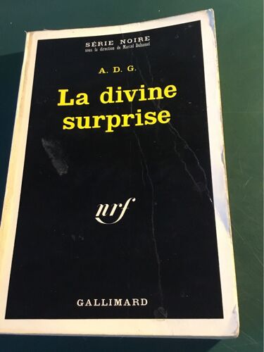 La Divine Surprise Adg Série Noire 1429