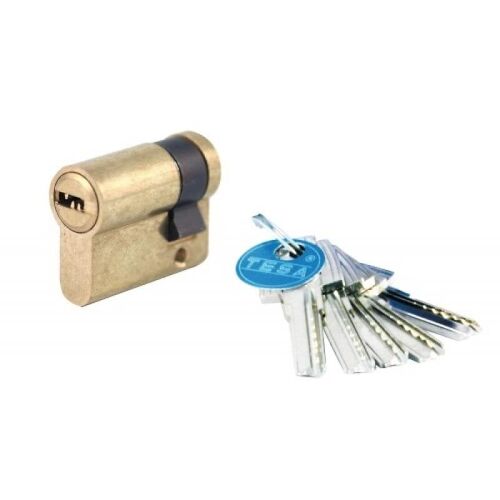 Demi cylindre - 30 x 10 mm - T 60 - varié - laiton poli TESA Sécurité