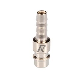 Insert rapide air, forme D, cannelé pour tuyau 8mm x 2 pièces