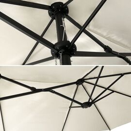 Parasol Double 2x4m Linai Beige