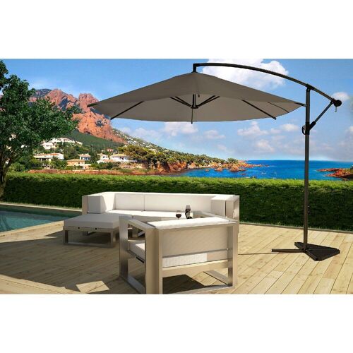 Porticcio Gris : Parasol Déporté Ø 300cm