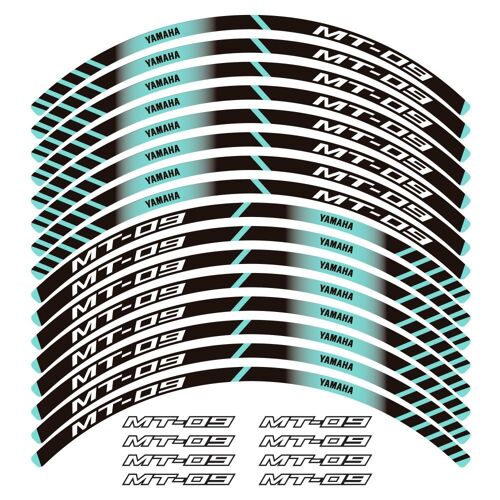 Kit Autocollants Compatible Avec Avecjante Moto Yamaha Mt-09 2021-22 Mod.2
