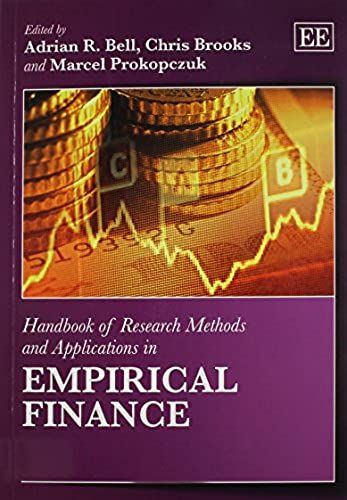 Handbook Of Research Methods And Applications In Empirical Finance