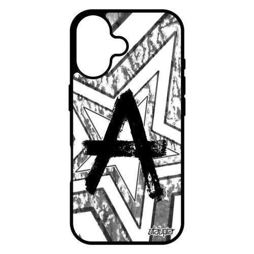 Coque Pour Iphone 17 Silicone Anarchie Communisme Peinture Cover Rebel Philosophie Portable ¿Galit¿ De Protection Punk Urbain