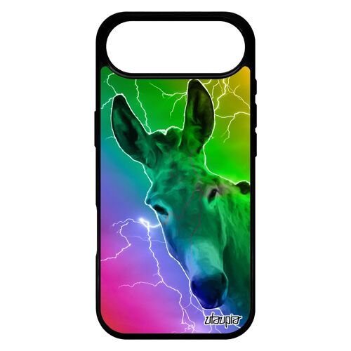 Coque Pour Iphone 17 Air Silicone Ane Pas Cher Animaux Anesse Multicolore Smartphone Noir 1000 Go Mulet Case Arc En Ciel Vert