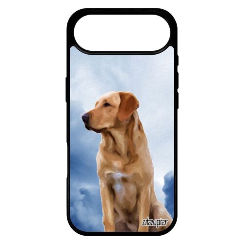 Coque Pour Iphone 17 Air Silicone Chien Nuage Telephone 256 Go Animaux Chiot De Protection Animal Canin Etui Bumper Ciel Labrador