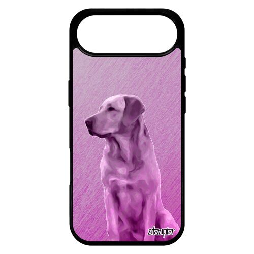 Coque Silicone Chien Pour Iphone 17 Air Case Labrador Housse Effet Rose 1000 Go Golden Retriever Animaux Personnalis¿ Pas Cher De