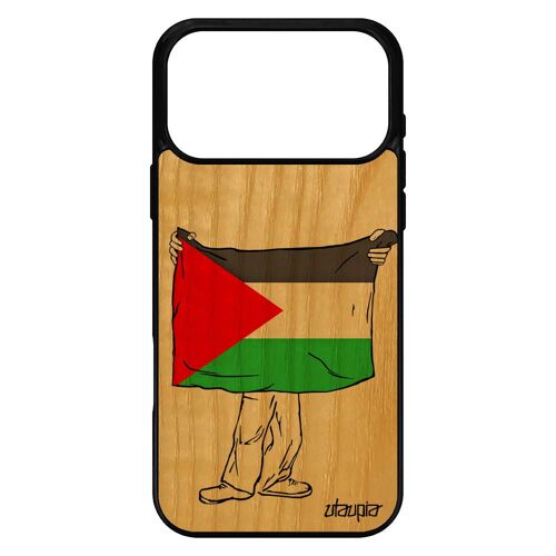 Coque drapeau palestine palestinien pour iPhone 17 pro max bois silicone jo unique foot coupe du monde case basket