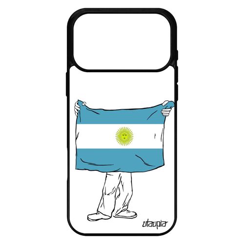 Coque pour iPhone 17 pro max silicone drapeau argentine argentin foot Copa america basket smartphone bumper jo case