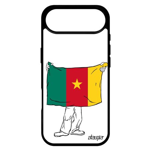 Coque Pour Iphone 17 Air Silicone Drapeau Cameroun Camerounais Coupe Du Monde Jo Foot Basket Football 4g Coupe D'afrique Can
