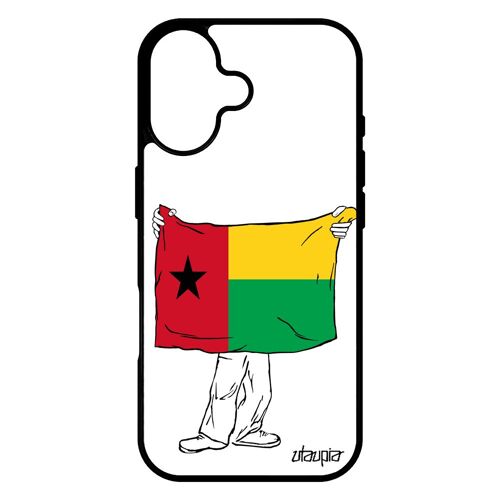 Coque Pour Iphone 17 Silicone Drapeau Guinee Bissau Guineen Jo Football Unique Basket Housse Foot Rigide Can Etui Coupe D'afrique