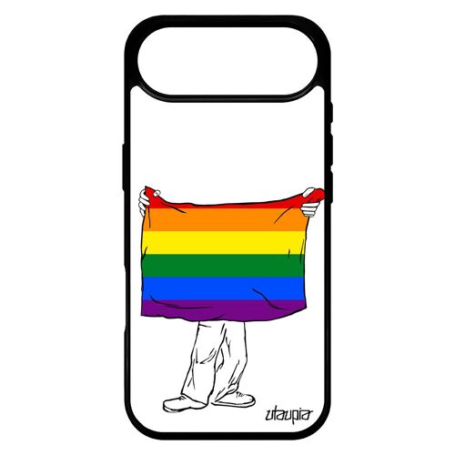 Coque Pour Iphone 17 Air Silicone Drapeau Gay Pride Arc En Ciel Lgbt Lesbien Gaypride Etui Rainbow Dessin Parade Smartphone