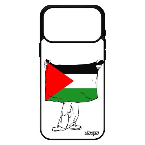 Coque pour iPhone 17 pro max silicone drapeau palestine palestinien housse 4G football foot jo 2000 Go antichoc de