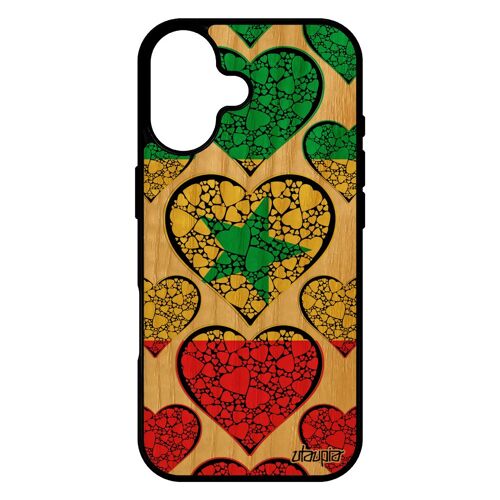 Coque Pour Iphone 17 Bois Silicone Drapeau Senegal Senegalais Personnalis¿ I Love Football Unique Foot Jo Case Coeur Housse Can Tpu