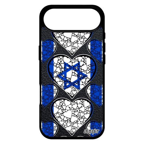 Coque Pour Iphone 17 Air Silicone Drapeau Israel Israelien Coeur Bumper Basket Metal Foot Football Jo Smartphone Coupe Du Monde De
