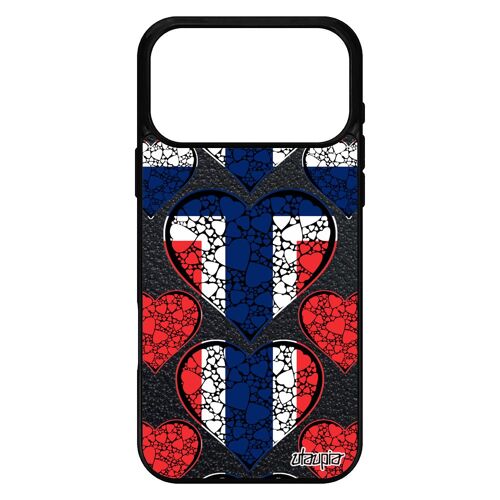 Coque silicone antichoc pour iPhone 17 pro max drapeau norvege norvegien personnalis¿ pas cher foot basket football housse 256 Go