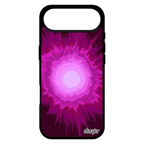 Coque Silicone Pour Iphone 17 Air Explosion Personnalis¿ Soleil Univers De Protection Galaxie Solide Effet Tendance Rose Portable