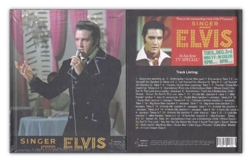 Elvis Presley Singer Presents Elvis 1968 Book 88 Pages 1 Cd Soundboard Venus Label Scellé