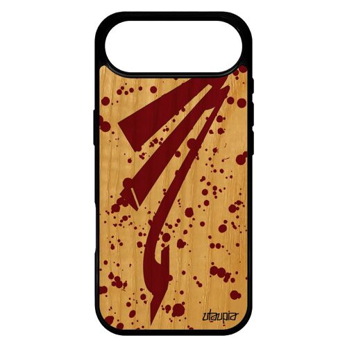 Coque Bois Silicone Pour Iphone 17 Air Signe Du Zodiaque Scorpion Femme Astrologique Rouge Horoscope Portable Pas Cher Telephone De