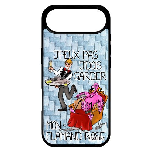 Coque Pour Iphone 17 Air Silicone J'peux Pas J'dois Garder Mon Flamant Rose Comique Jpeux Mobile Bleu Drole Portable Animaux Humour