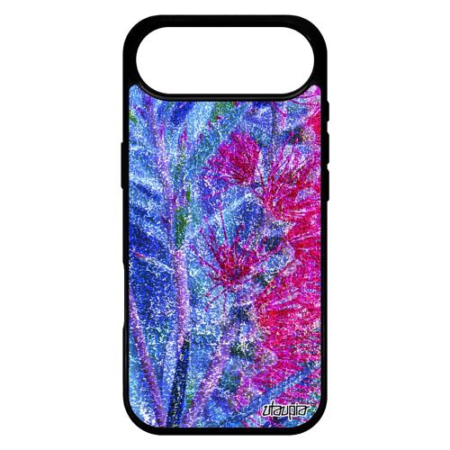 Coque Pour Iphone 17 Air Silicone Fleurs Florale Housse 512 Go 4g Rose Jolie De Protection Plante Exotique Fond Made In France