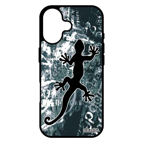 Coque Salamandre Pour Iphone 17 Silicone Homme Housse Inscription Case Legendaire Motif Journal Rigide Gris Animal Animaux Reptile