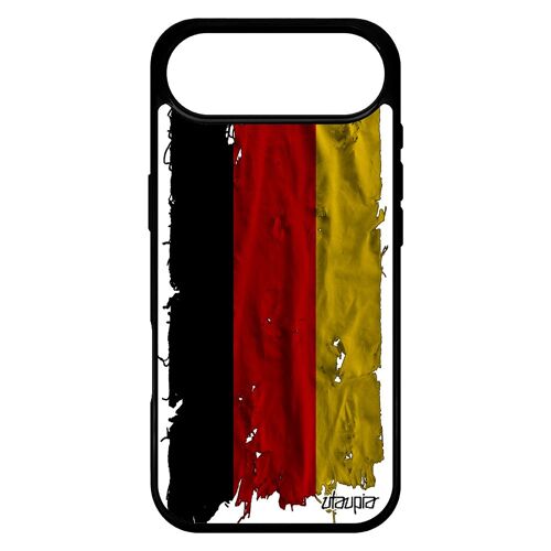 Coque Pour Iphone 17 Air Silicone Drapeau Allemagne Allemand Foot Coupe Du Monde Tissu Football Basket Personnalisé