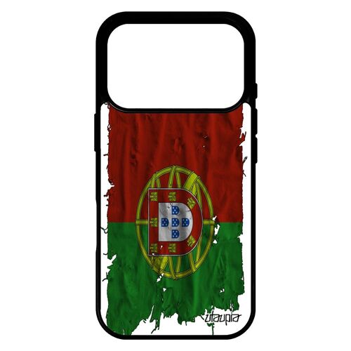 Coque drapeau portugal portugais pour iPhone 17 pro en silicone tissu foot jo etui coupe d'europe football basket case bumper