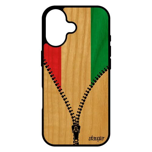 Coque Bois Pour Iphone 17 Silicone Drapeau Hongrie Hongrois Case Foot Coupe Du Monde Frêne Euro Antichoc Jo Basket