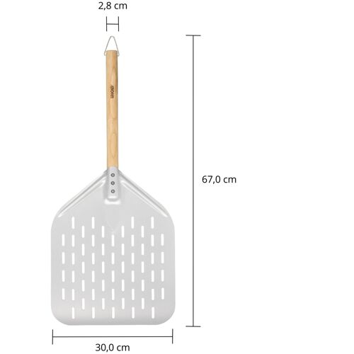 Unold 6881620 Pelle À Pizza Aluminium, Bois
