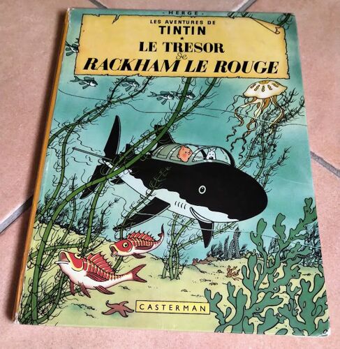 Tintin : Le Trésor De Rackham Le Rouge (12b35) 1966