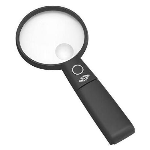 Wedo 271 7565 Loupe 5x Noir, Blanc