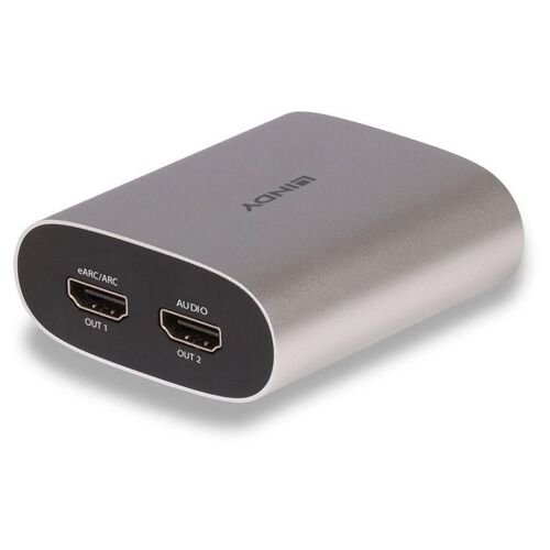 Lindy 38368 convertisseur audio Noir, Argent