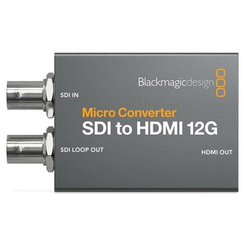 Blackmagic Design CONVCMIC/SH12G/WPSU convertisseur de signal vidéo Convertisseur vidéo actif