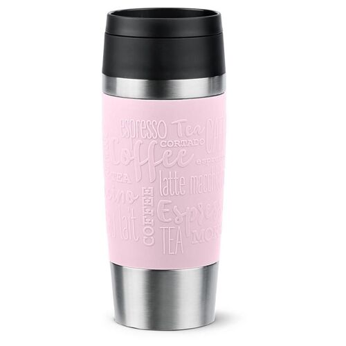 Emsa Travel Mug Classic 36 Ml Rose, Acier Inoxydable