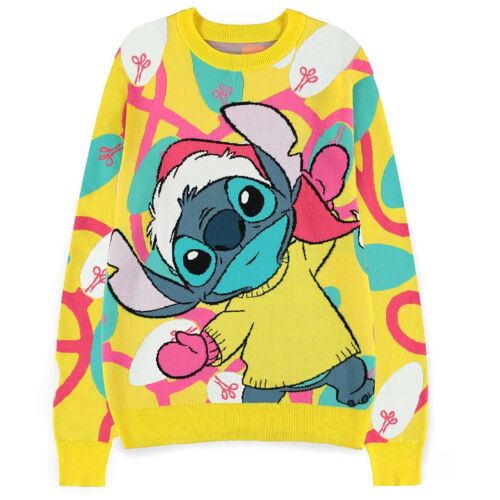 Difuzed Disney Lilo & Stitch Christmas Jumper Pull - Xl