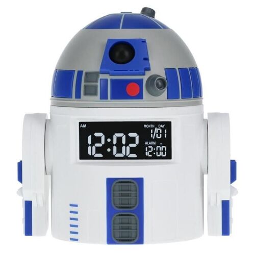 Paladone R2D2 Réveil numérique Bleu, Blanc