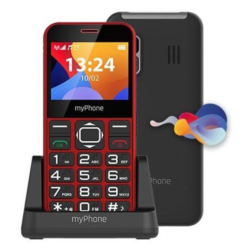 myPhone Halo 3 2.31" 86 g Rouge Téléphone pour seniors