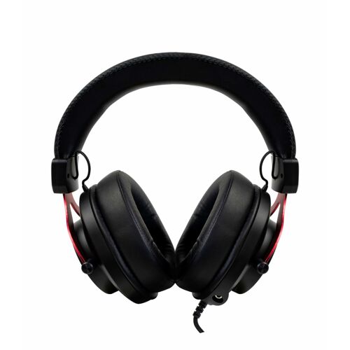 Arozzi Aria Casque Avec fil Arceau Gaming Noir, Rouge