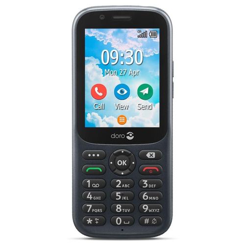 Doro 730X 2.8" 119 g Graphite Téléphone pour seniors