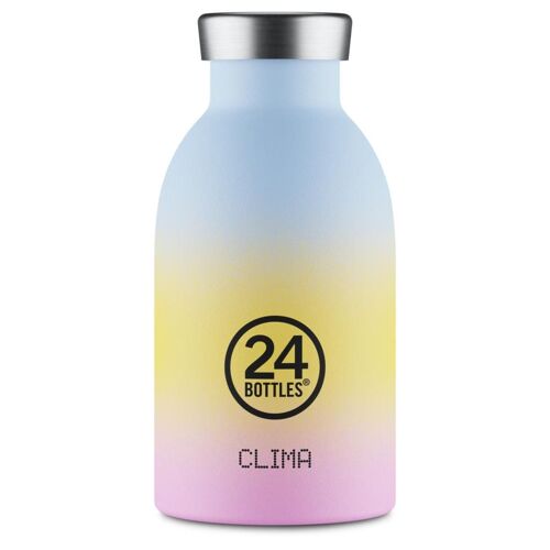 24bottles 1987 Gourde Utilisation Quotidienne 330 Ml Silicone, Acier Inoxydable Multicolore